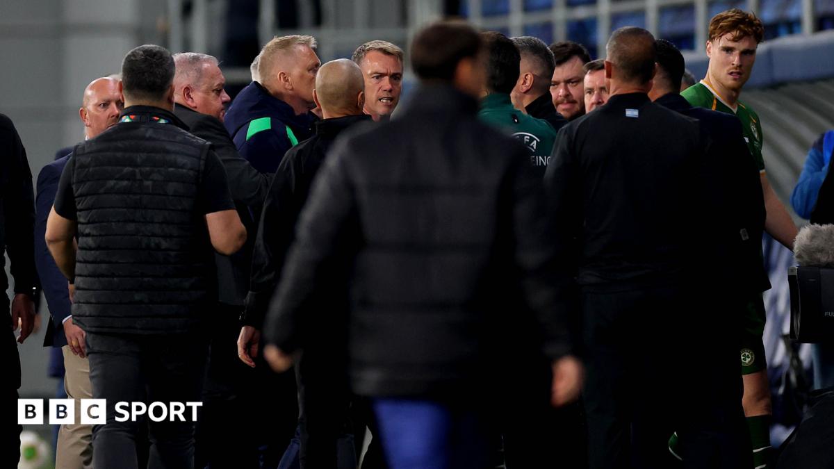 Republic of Ireland 1-1 Israel: Uefa to investigate half-time row after spitting accusation