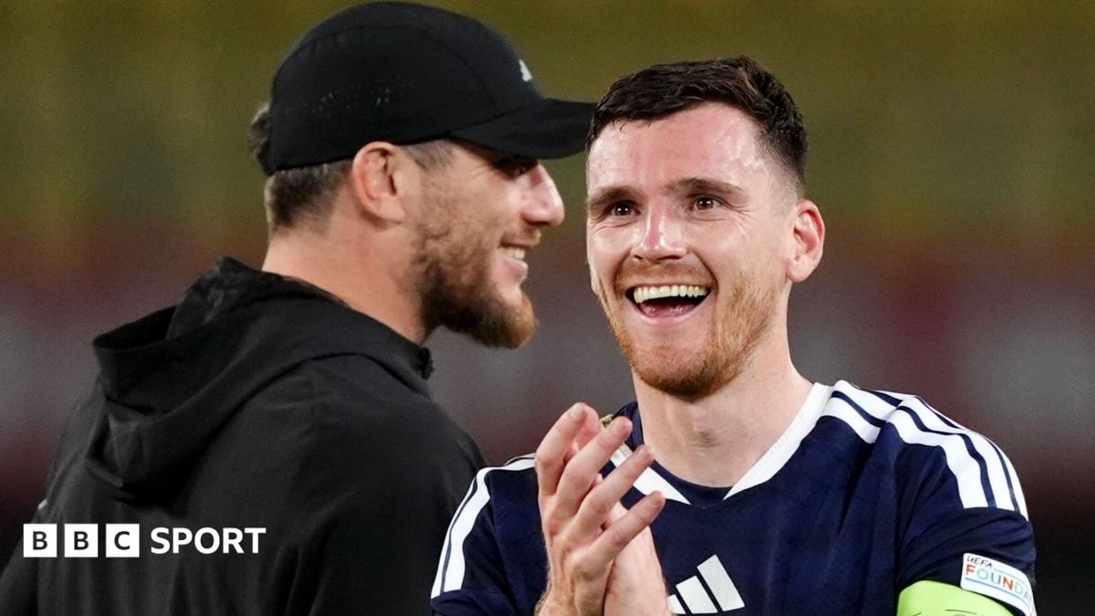 Andy Robertson: Scotland captain wins 100th cap