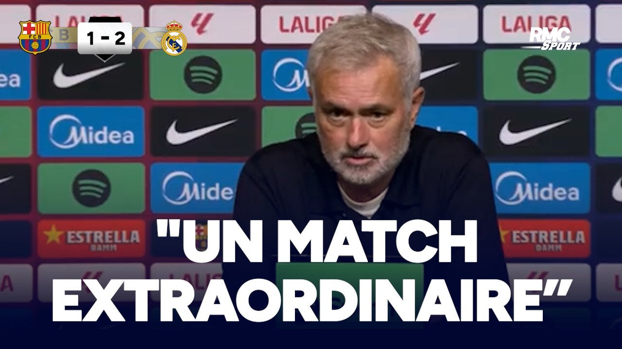 “Mes joueurs ont réalisé un match extraordinaire”, apprécie Mourinho