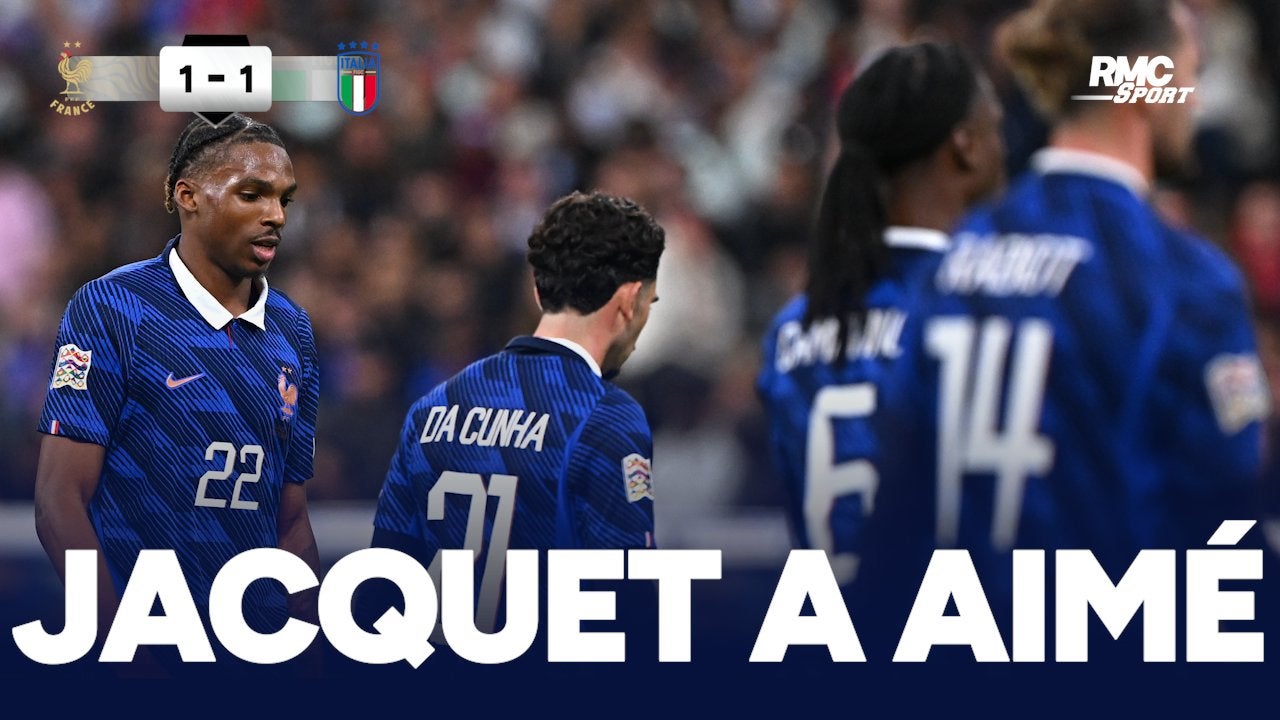 “Mieux que j’imaginais” Jacquet heureux d’être avec les Bleus