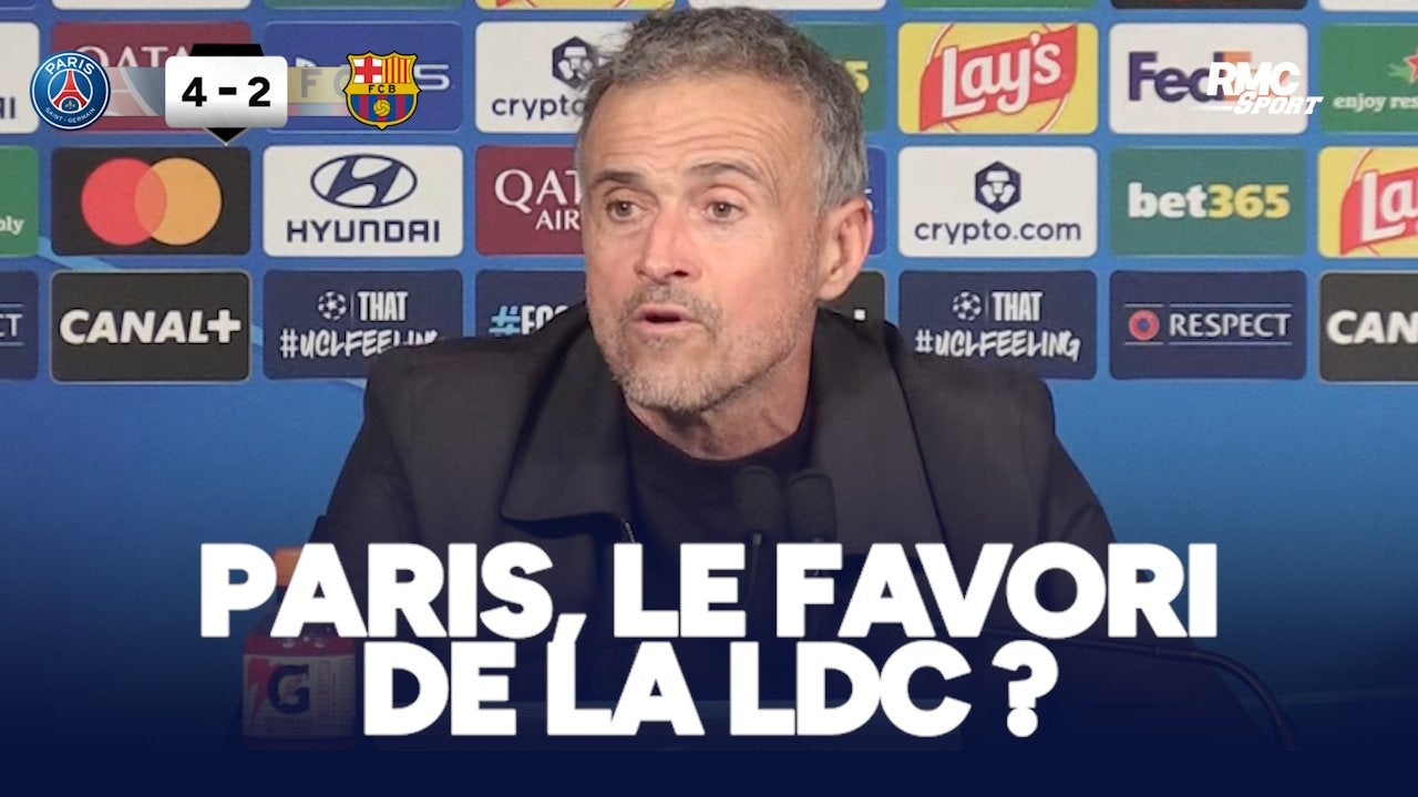 “Je n’ai vu personne dire que le PSG est favori pour remporter la LDC”, souligne Luis Enrique