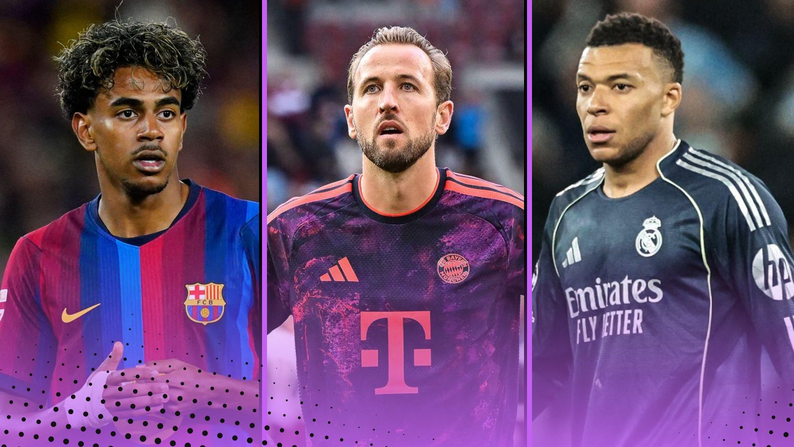 2027 Ballon d’Or race stats compared