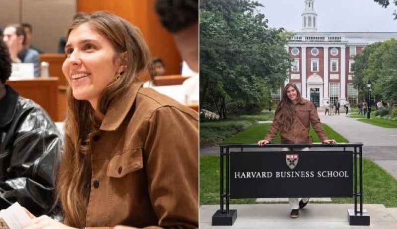 Bia atende aos fãs e conta como é o curso que faz em Harvard