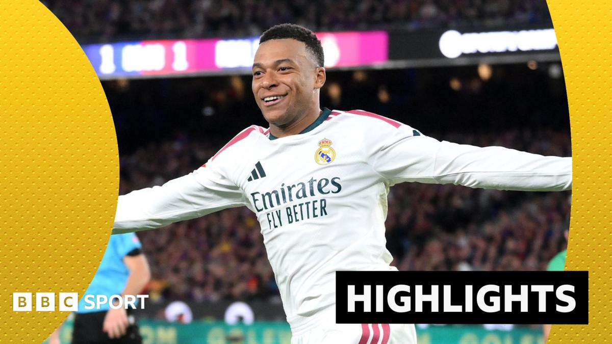 Late Mbappe goal earns Real win at Barca in dramatic Clasico