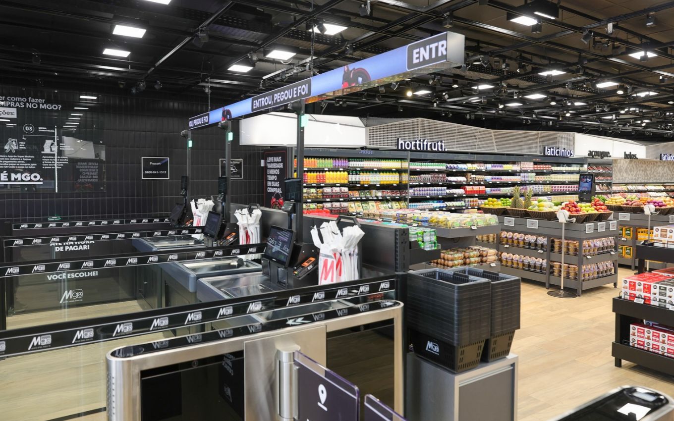 supermercado com IA registra compras sozinho · Economia Real