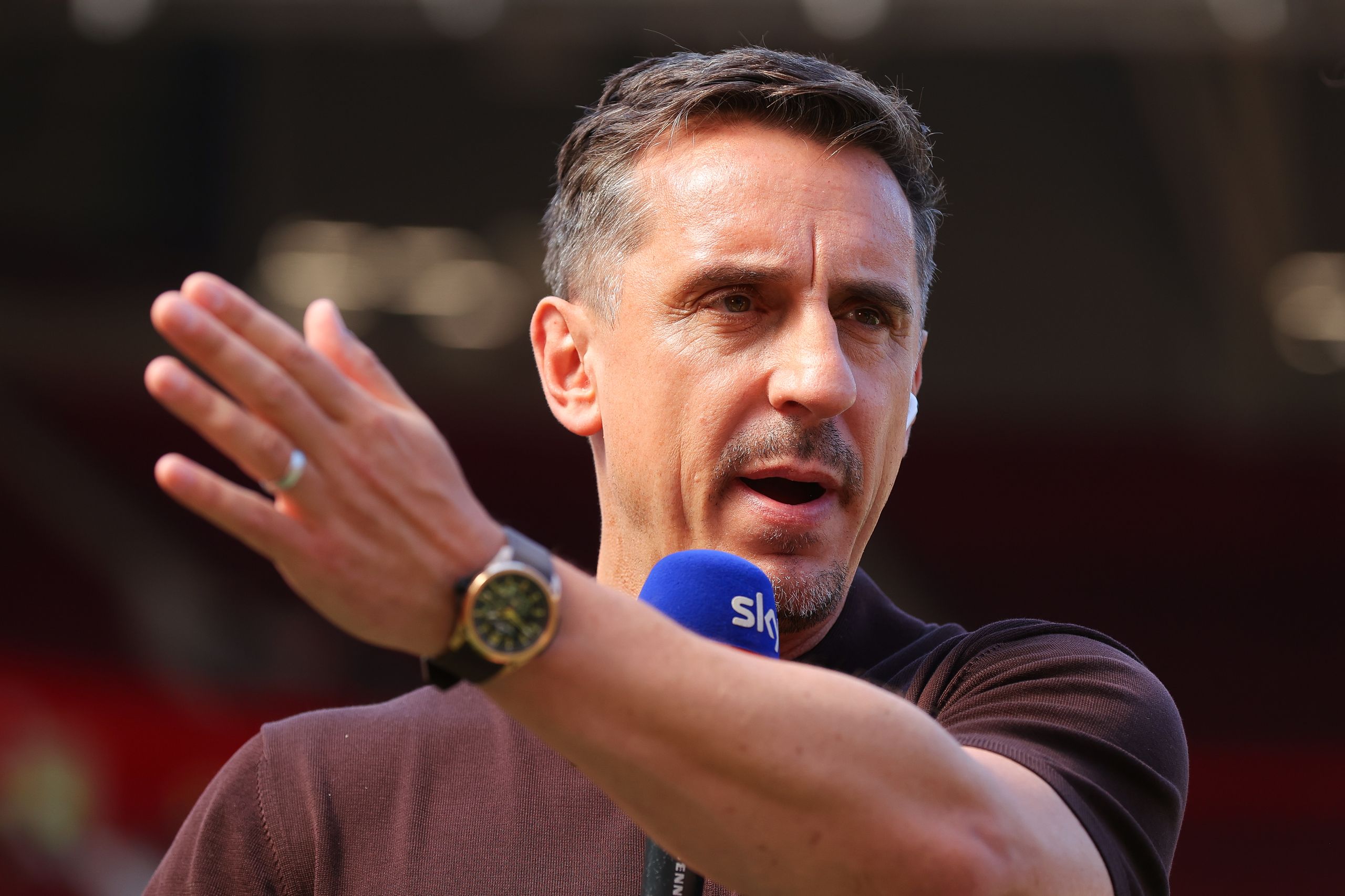 Gary Neville asks to be ‘taken off’ Manchester City games by Sky Sports