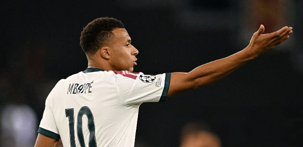 Mbappé marca no 100º jogo e alcança top-5 histórico da Champions