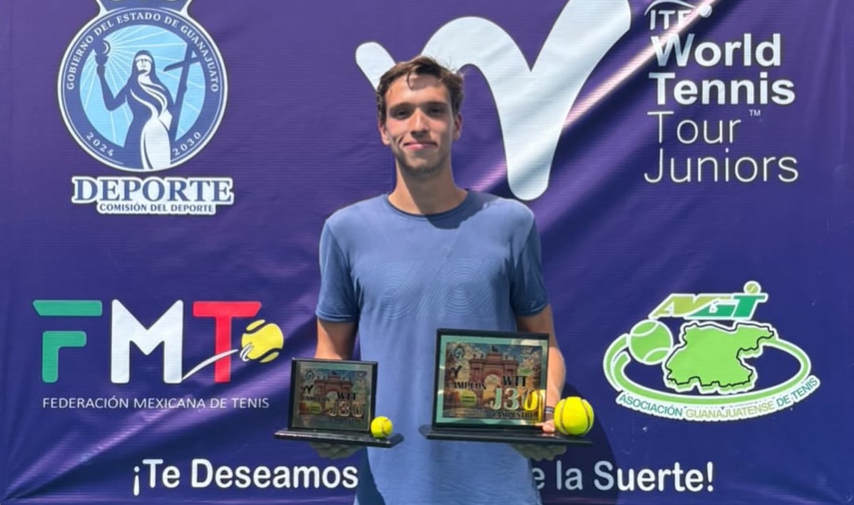 Em boa fase no México, Nicolas Brandão vence mais um título de duplas