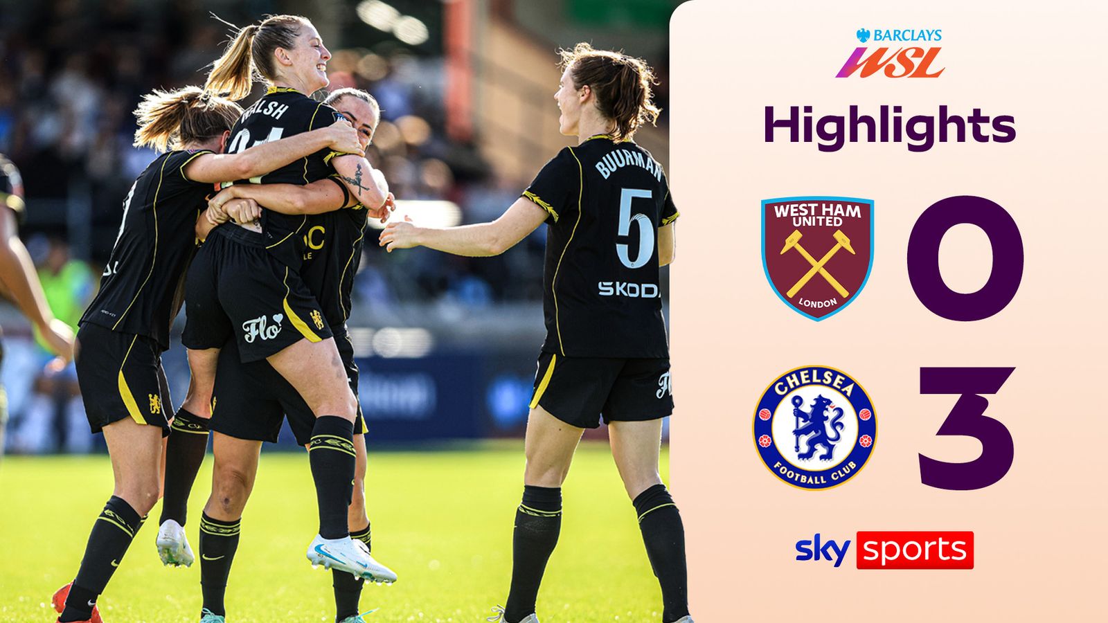 West Ham 0-3 Chelsea