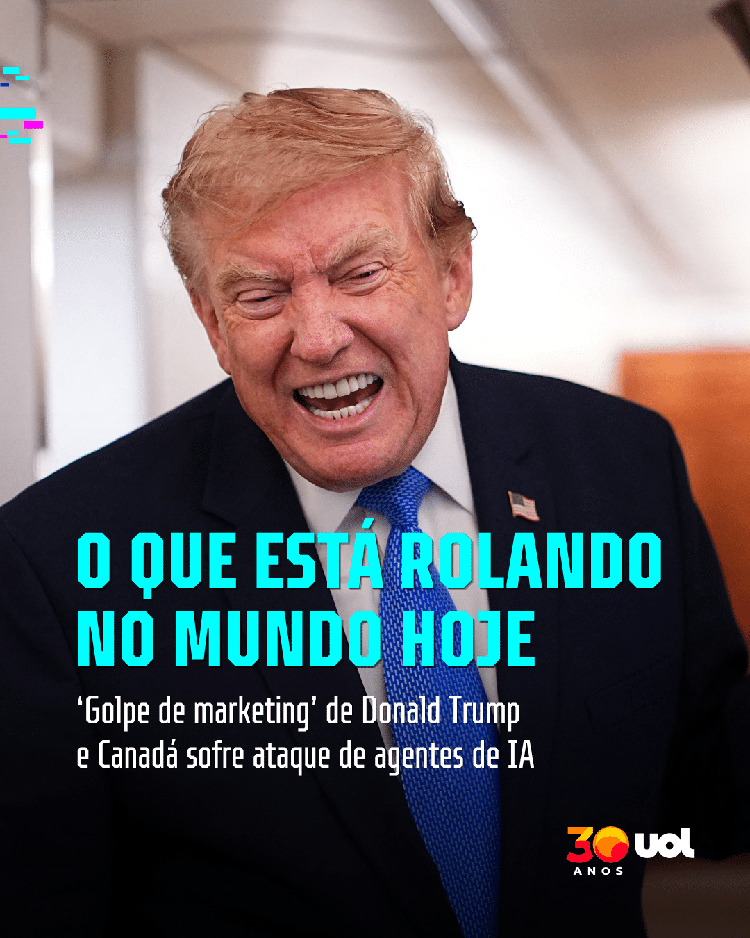 O que está rolando hoje: golpe de marketing de Trump e a invasão ao Canadá