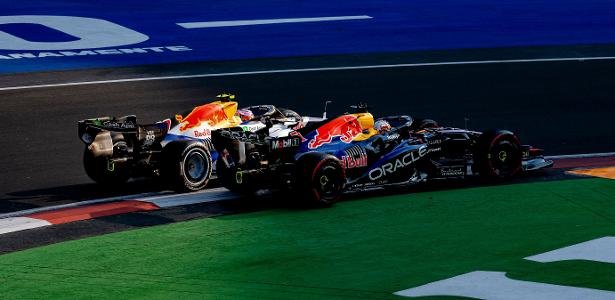 Verstappen e Lawson são punidos por toque em treino do GP do México