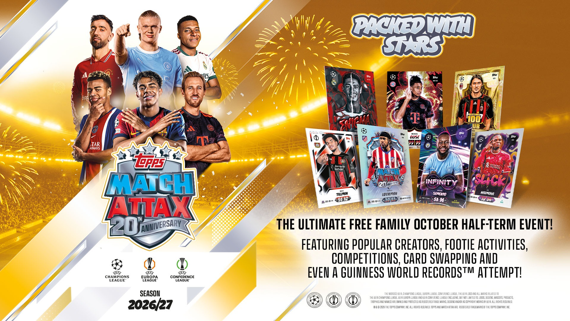 Topps celebrates 20 years of Match Attax with record-breaking London half-term event